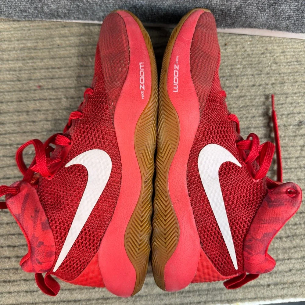 Nike Zoom Rev 2017 University Red Gum Basketball Shoes 906874-600 Mens 11